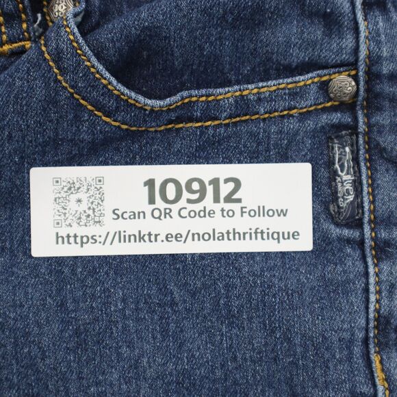 Silver Jeans Pants Girls 14 Blue Denim Casual Adjustable Waist Triple 5 Amy 1251 - Picture 14 of 15